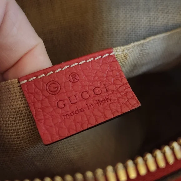 Gucci Canvas Bree Leather Crossbody Bag - Picture 9 of 14